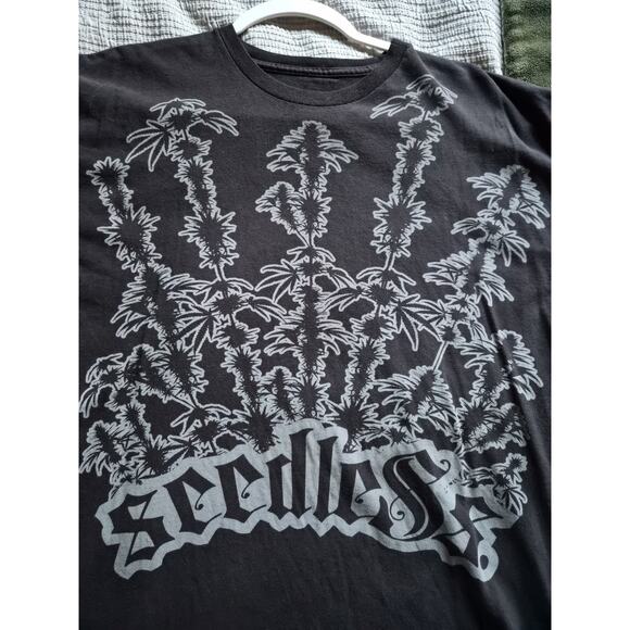 Medium Seedless Clothing Nuggy Gray Men's Tee Shirt Grey M Vtg 2010s - Picture 2 of 5